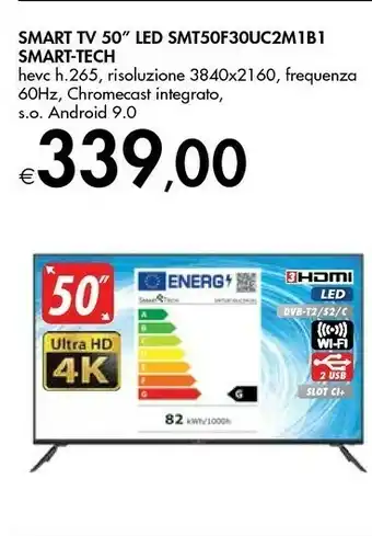 Bennet Smart-tech Smart Tv Led Smt50f30uc2m1b1 offerta