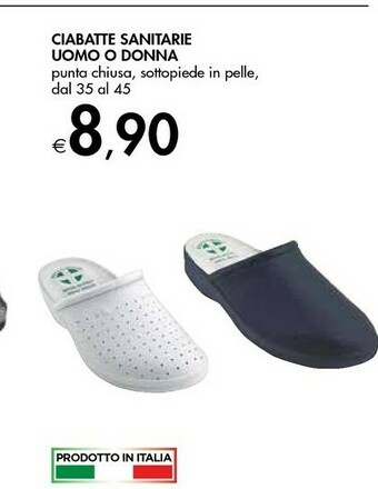 Bennet Ciabatte Sanitarie Uomo O Donna offerta