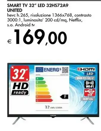 Bennet United Smart Tv 32hs72a9 offerta