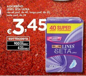 Bennet Lines Assorbenti Seta Ultra offerta