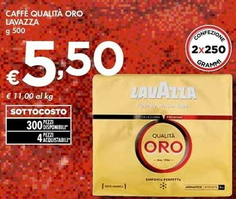 Bennet Lavazza Caffè Qualità Oro offerta