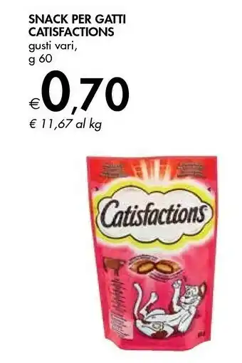 Bennet Snack Per Gatti Catisfactions offerta