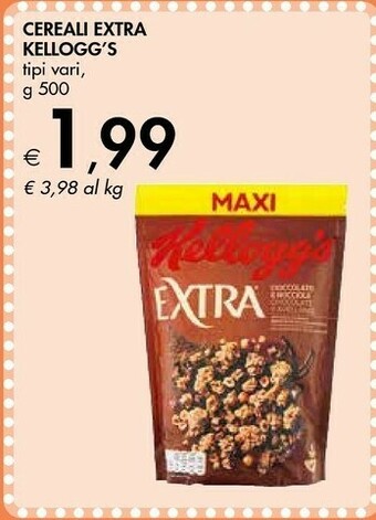Bennet Kelloggs Cereali Extra offerta
