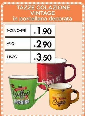 Bennet Tazza Caffè offerta
