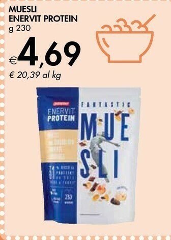 Bennet Enervit Muesli 230 G(ml) offerta