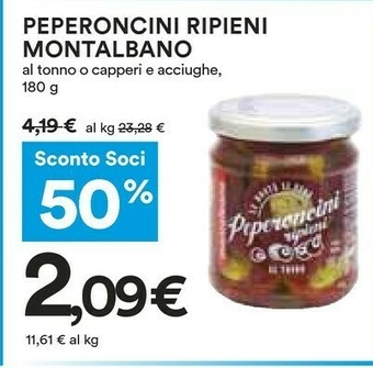 Coop Montalbano Conserve offerta