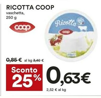Coop Ricotta offerta