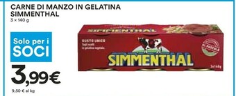 Coop Simmenthal Carne in scatola offerta