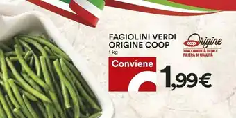 Coop Fagiolini offerta