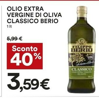Coop Filippo berio Olio Extra Vergine Di Oliva Classico offerta