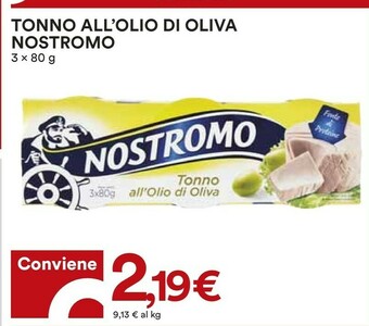 Coop Nostromo Tonno All'Olio Di Oliva offerta