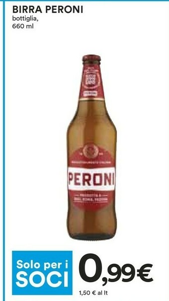 Coop Peroni Birra 660 G(ml) offerta