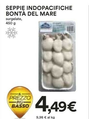 Coop Bontà Del Mare Seppie Indopacifiche offerta