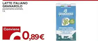 Coop Granarolo Latte Parzialmente Scremato 1000 G(ml) offerta