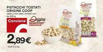 Coop Pistacchi offerta