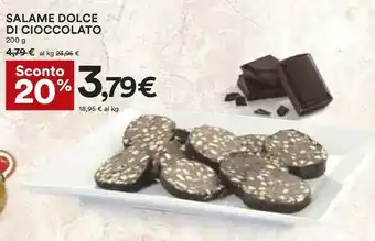 Coop Salame Dolce Di Cioccolato offerta