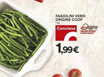 Coop Coop Fagiolini Verdi offerta