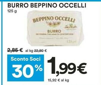 Coop Beppino occelli Burro offerta