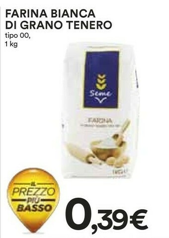Coop Seme - Farina Di Grano Tenero Tipo 00 1000 G(ml) offerta