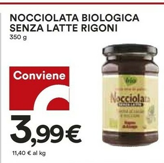 Coop Rigoni Di Asiago Nocciolata Biologica Senza Latte offerta