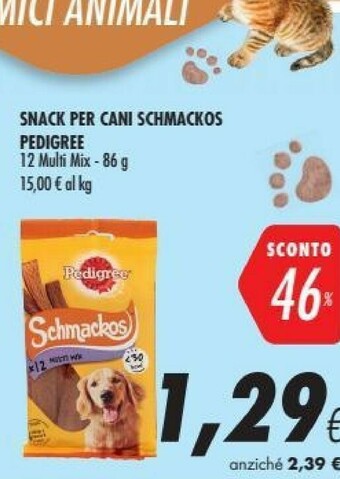 Coop Pedigree Cibo per cani offerta