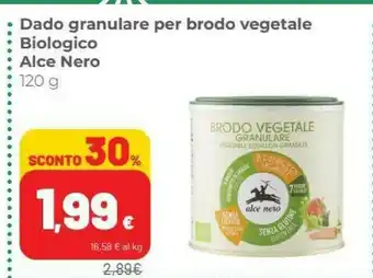 Coop Alce Nero Dado Granulare Per Brodo Vegetale offerta