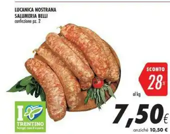 Coop Cuore Salsicce offerta