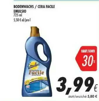 Coop Emulsio Cera Facile offerta