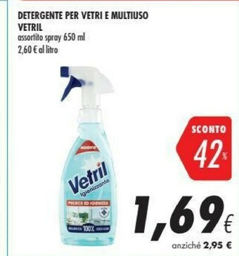 Coop Vetril Pulizie di casa offerta