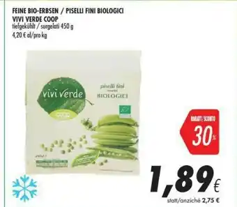 Coop Fini Modena Piselli offerta