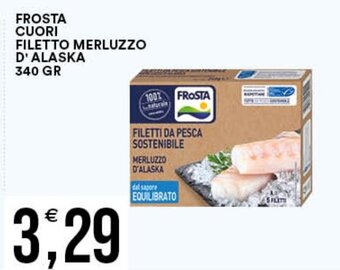 Premium Cash&Carry FROSTA CUORI FILETTO MERLUZZO D' ALASKA 340 GR offerta