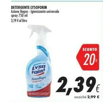 Coop Lysoform Pulizia bagno offerta