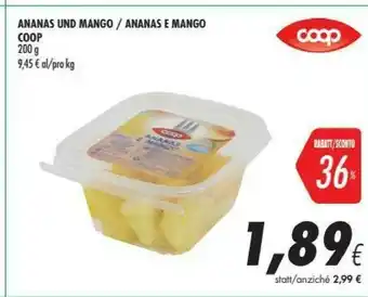 Coop Coop Ananas E Mango offerta