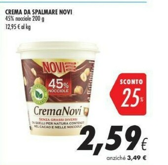 Coop Novi Crema al cioccolato offerta