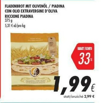 Coop Riccione piadina Piadine offerta