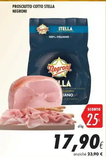 Coop Negroni Prosciutto cotto offerta