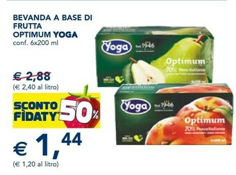 Esselunga Yoga Optimum 70% Di Pera offerta