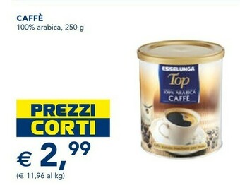 Esselunga Esselunga - 100% Arabica Caffè Top 250 G(ml) offerta