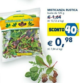 Esselunga - Misticanza Rustica 125 G(ml)
