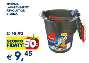 Esselunga Vileda Sistema Lavapavimenti Revolution offerta