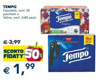 Esselunga Tempo Fazzoletti offerta