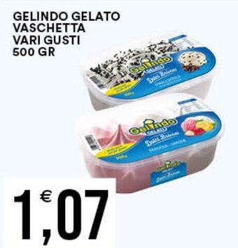 Premium Cash&Carry GELINDO GELATO VASCHETTA VARI GUSTI 500 GR offerta
