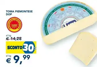 Esselunga Toma Piemontese offerta
