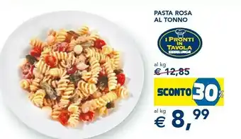 Esselunga I pronti in tavola Pasta Rosa Al Tonno offerta