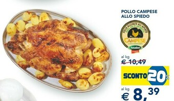Esselunga Pollo Campese Allo Spiedo offerta