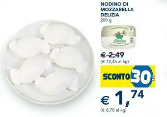 Esselunga Delizia Nodino Di Mozzarella offerta