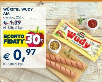 Esselunga Aia Wudy Classico 250 G(ml) offerta