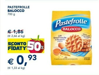 Esselunga Balocco Pastefrolle 700 G(ml) offerta