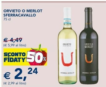 Esselunga Sferracavallo Orvieto O Merlot offerta