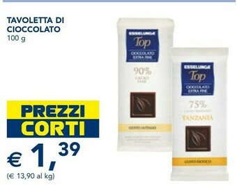 Esselunga Esselunga Tavoletta Di Cioccolato offerta